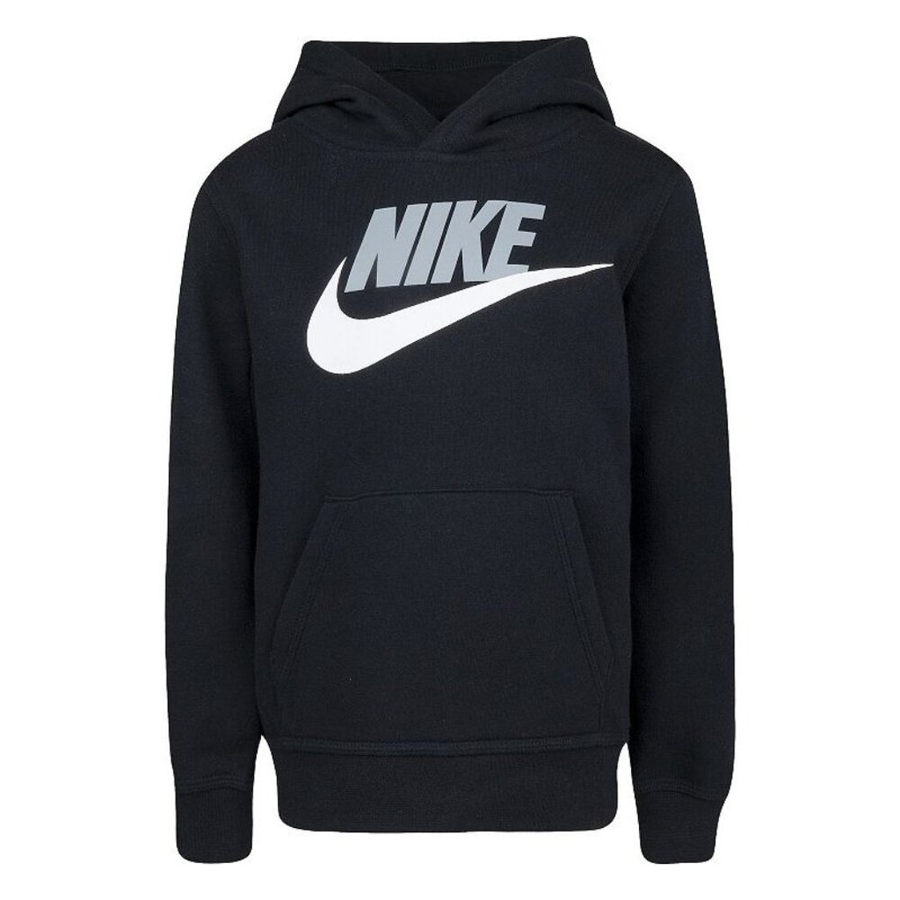 Boys 4-7 NIKE Fleece Pullover Hoodie, Boy's, Black - Size 4